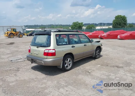 2002 Subaru Forester S из США, поврежденный, VIN JF1SF65572H758717